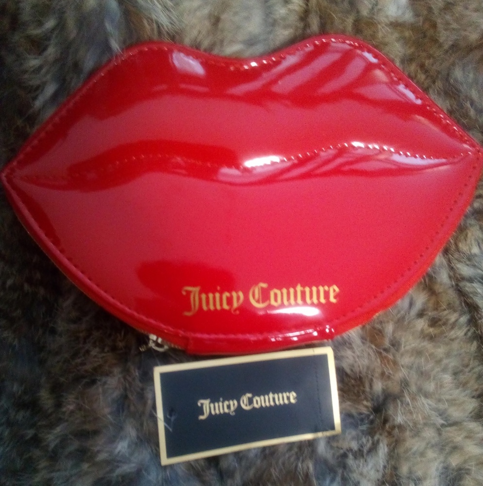 Red Kiss Zip Bag